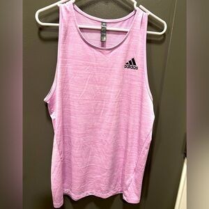 ADIDAS TANK LILAC REGULAR FIT CREW NECK AEROREADY MOISTURE ABSORBING SIZE M